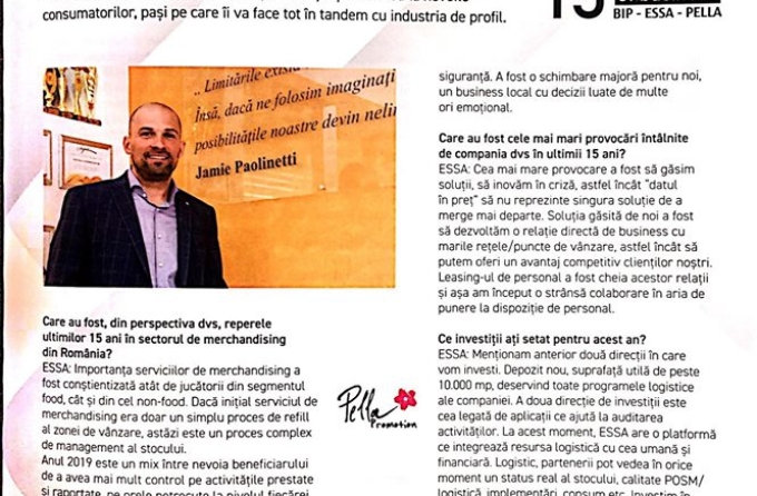 ESSA Group, 15 ani de excelenta in merchandising